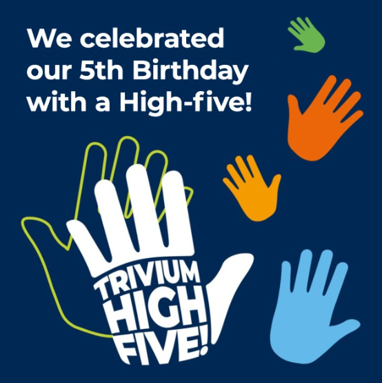 Celebrating our 5th anniversary with a High-Five!